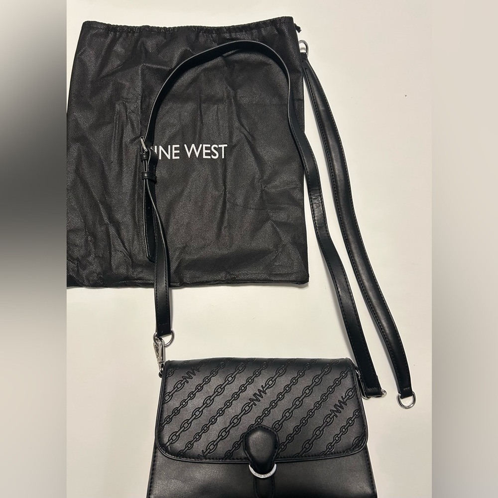 Nine West Levvy Top Handle Flap Bag